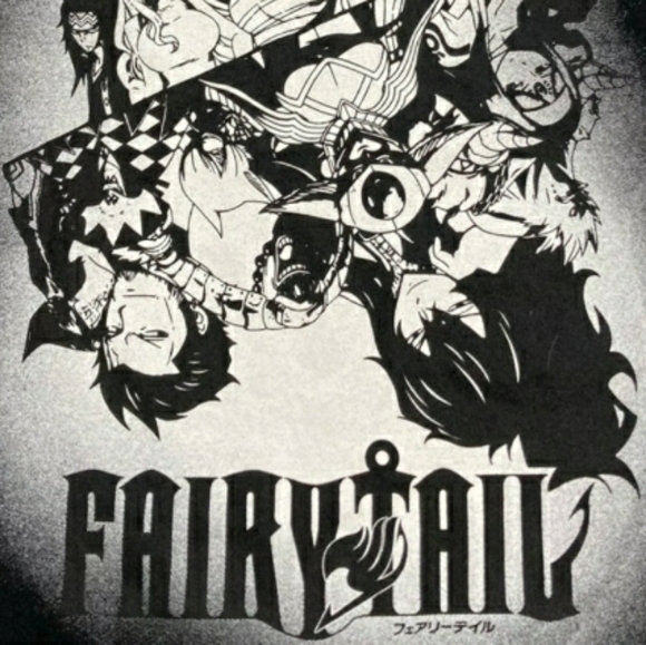 Fairy Tale Manga Anime Kodansha Black Crewneck T-Shirt - size S - Picture 3 of 5